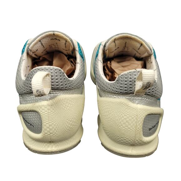 Ecco Biom Train Women’s Sz 9 EU 40 Natural Motion Training Shoes White Gray Teal - Picture 14 of 16